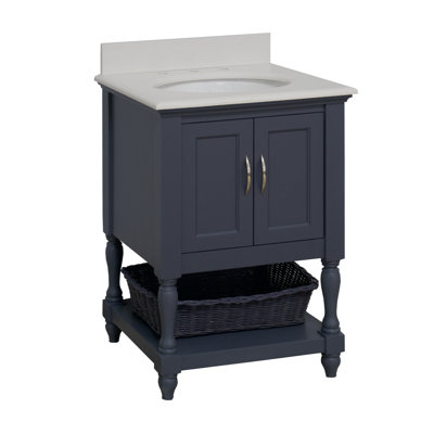 Hampton 24'' Single Bathroom Vanity with Top