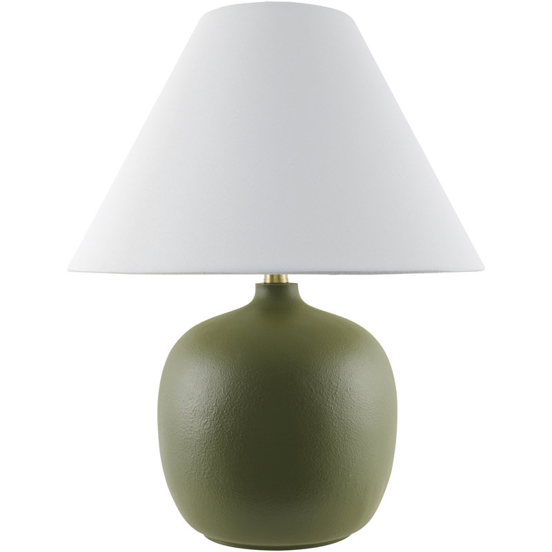 Burlison Makurdi Table Lamps, Green, White
