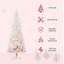 Sapins de Noël artificiels, sapin de Noël artificiel non éclairé avec branches réalistes et base en acier-1303141377-1303141404