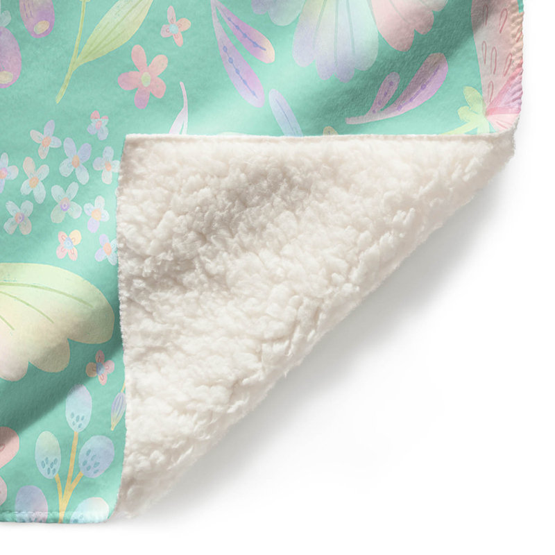 Couverture , 51 po x 60 po, Turquoise