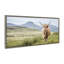 «Highland Cow Mountain Landscape» par The Creative Bunch Studio, reproduction d'art sur toile encadrée-1322862805-1322862792
