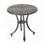 Table d'appoint d'extérieur en fonte d'aluminium