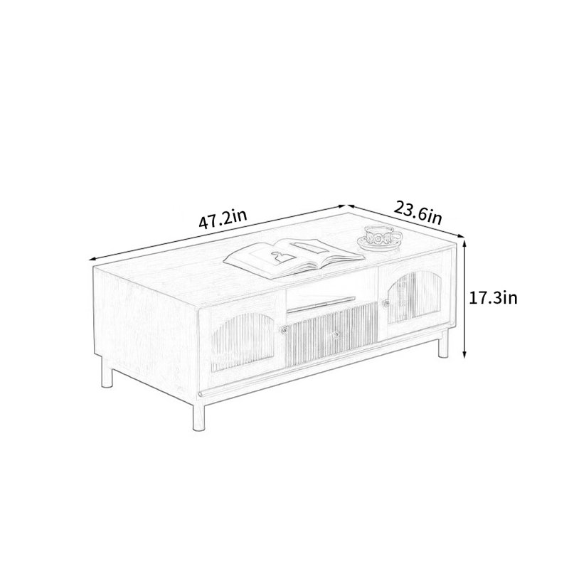 Table basse Nordic Minimalist