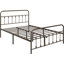 Metal Bed Frame with Vintage Headboard-76039927-92523741