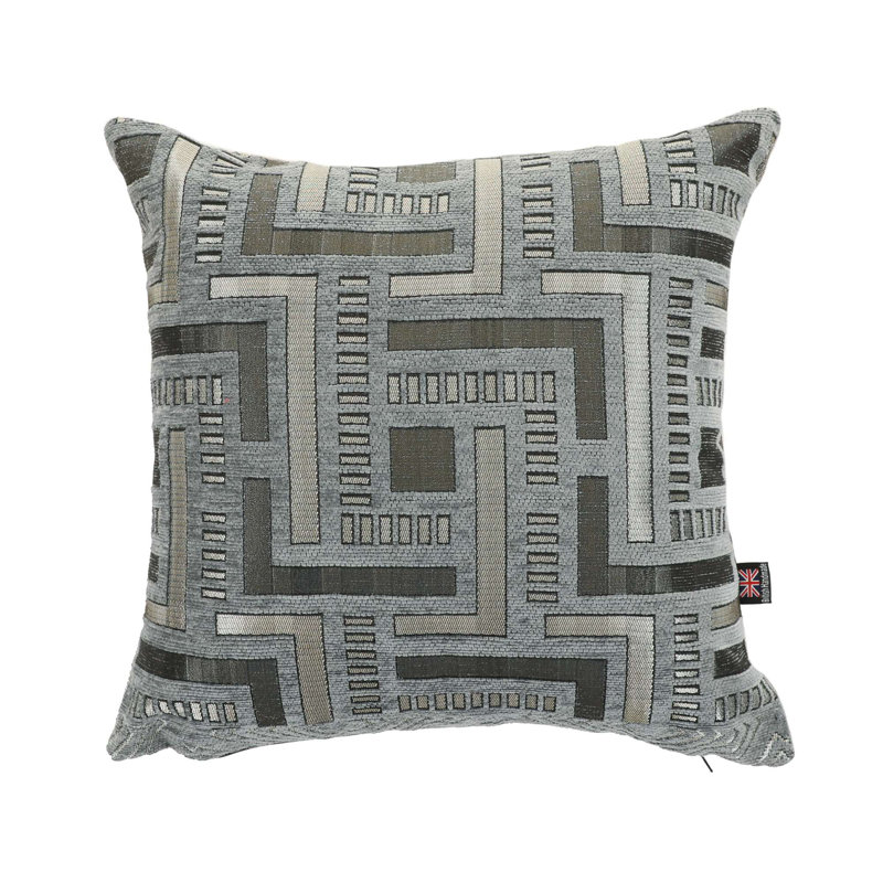 Chicago Geometric Square Cushion, 55 x 55cm