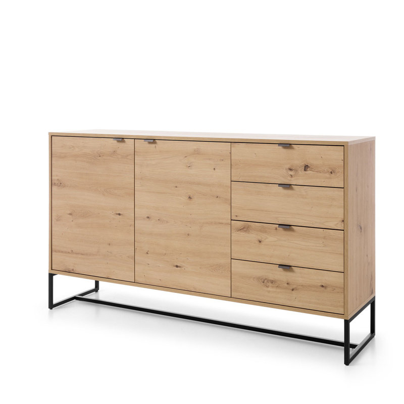 Acushnet 153cm W 4 - Drawer Chest of Drawers