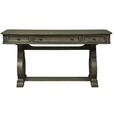 Abana 3-Drawer Writing Desk with Keyboard Tray