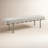 Mako Deena Dining Bench Beige