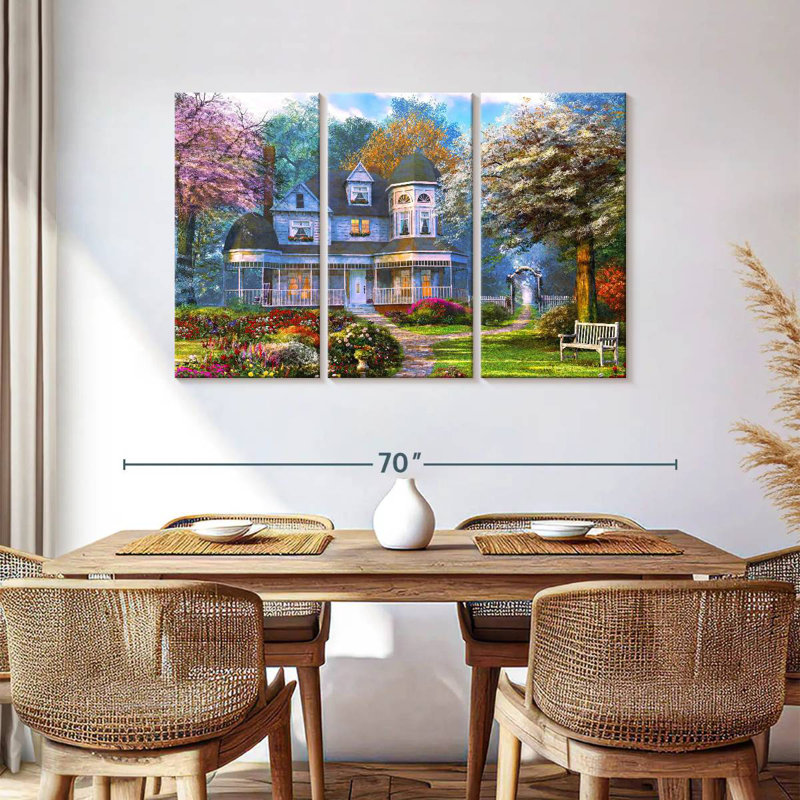 Lilie Victorian Home, H 36 po x l 57 po