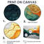Emerald Drift of Transitional Passage Of Time IV - Art mural moderne abstrait transitionnel-272459973-272459998-272459971