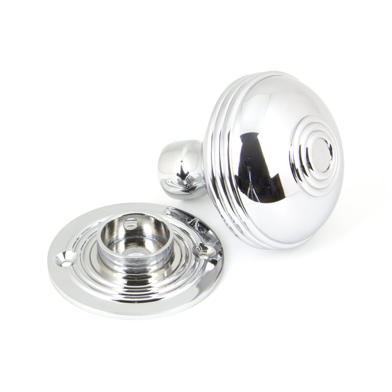Prestbury Passage Door Knob, Polished Chrome