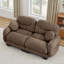 Canapé modulaire plissé en chenille avec mousse ergonomique confortable-481470864