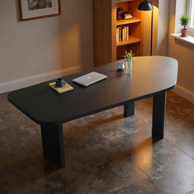 Bureau moderne en bois massif minimaliste moderne