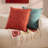 Olivia Cotton Square Pillow Cover & Insert