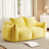 Similifourrure jaune