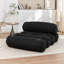 Canapé de plancher réglable, canapé paresseux en velours côtelé avec sangles réglables pour des configurations polyvalentes, chaise de loisirs multi-personnes, convient au salon, à la chambre à coucher et plus encore-1287727079