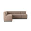 Banquette de salle à manger Camille en L 91,5 po - Taupe Crypt Nomad-122570685-122570691