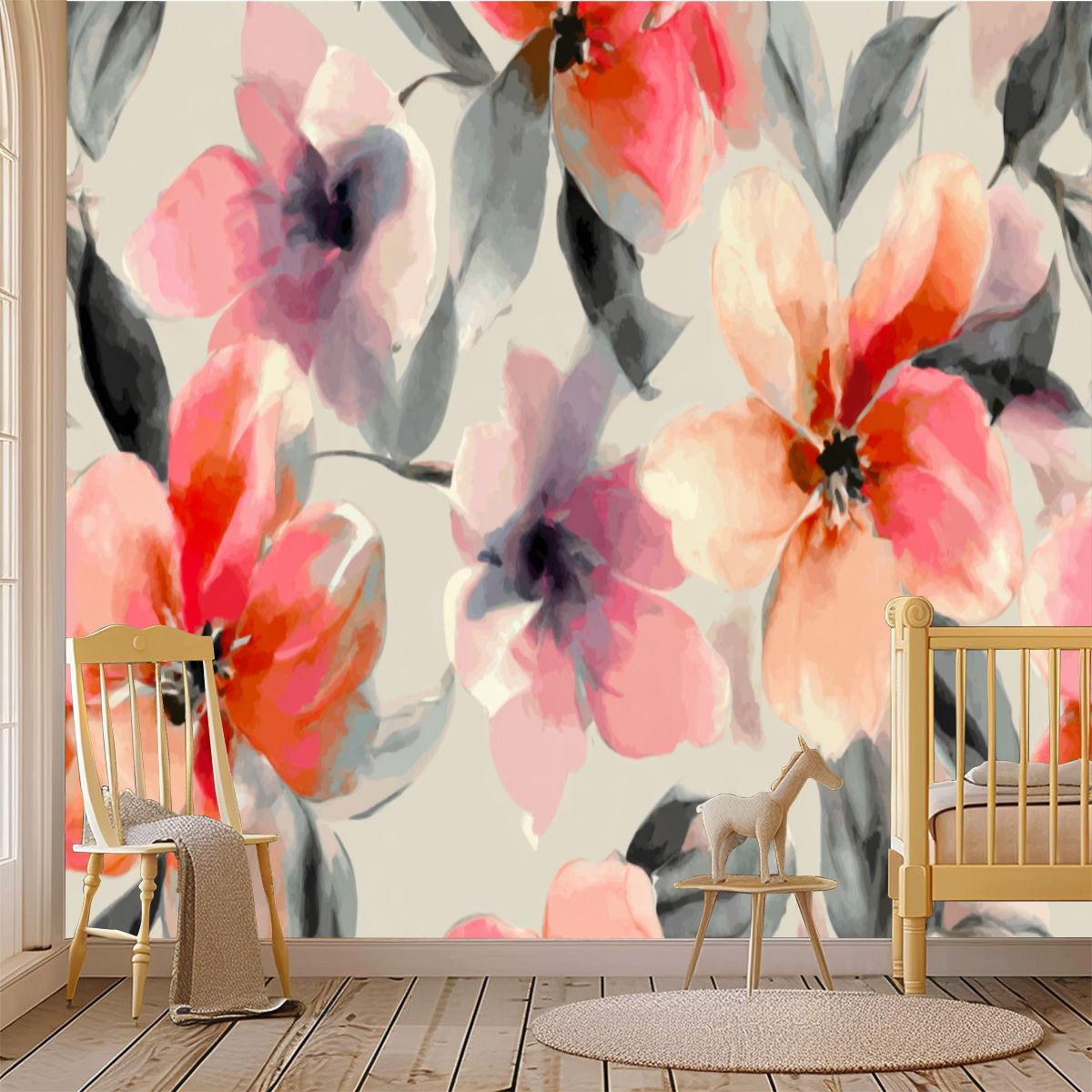 Latitude Run® Peel and Stick Wallpaper Wall Mural Sweet Wall Art Self ...