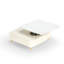 Table basse rotative blanc crème avec tiroirs
