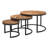 Jaqualine Solid Wood Top Nesting Coffee Table
