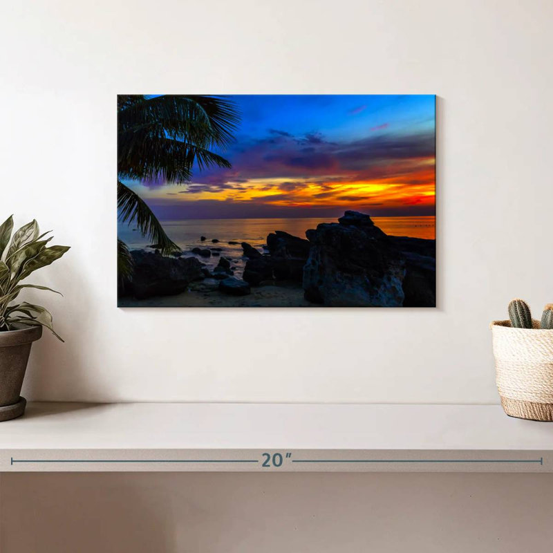 Gillard Caraïbes Gillard Sunset, H 8 po x l 12 po