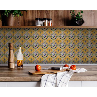 6 in. W x 6 in. L Fireplace Surround and Shower Peel and Stick Mosaic Tile