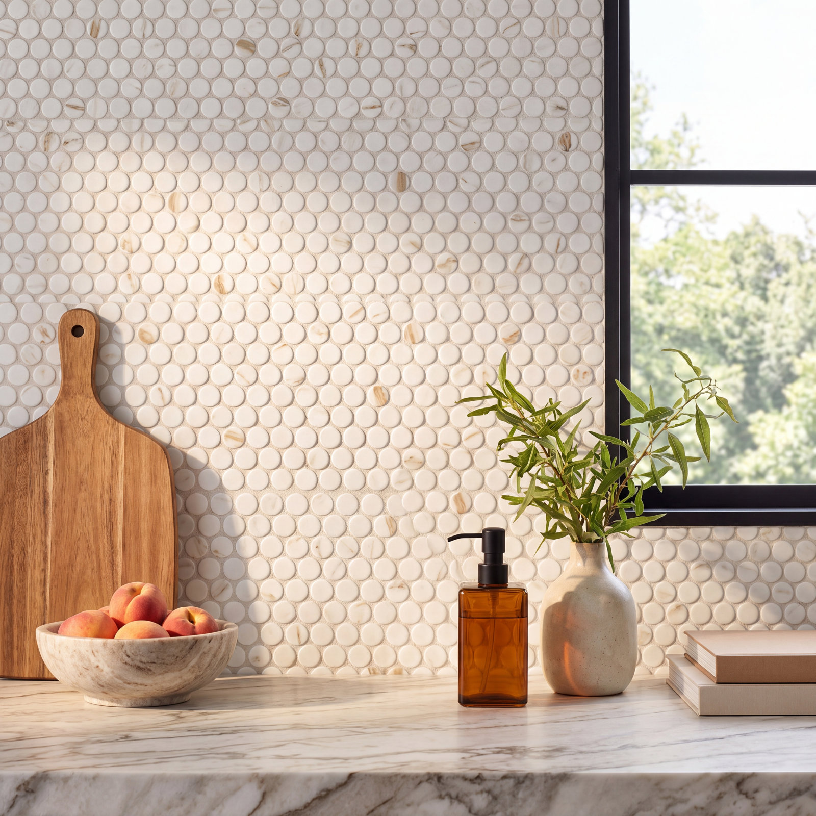 Calacatta Gold 11" x 12" Porcelain Mosaic Tile