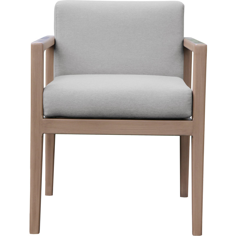Chaise de salle à manger d'extérieur Solace, Gris