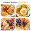 5 Heart-Shaped Waffle Maker With Adjustable Temp