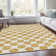 Premium Machine Washable Prisco Gold Rug
