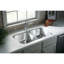McAllister 32'' L Stainless Steel Double Basin Kitchen Sink
