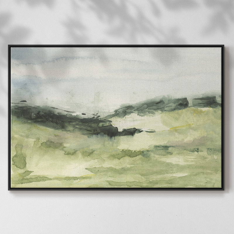 Hill Scramble II, reproduction d'art sur toile, Noir, H 17 po x l 25 po x P 2 po