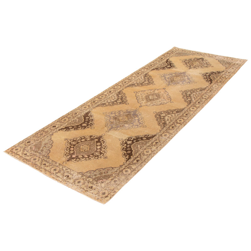 Tapis kaki clair Croff Vintage 4 pi 6 po x 12 pi 8 po
