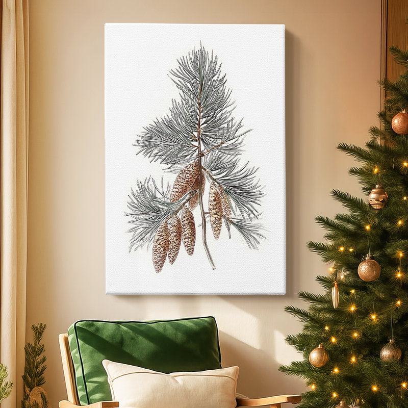 Toile tendue avec galerie Pearled Eve Lane