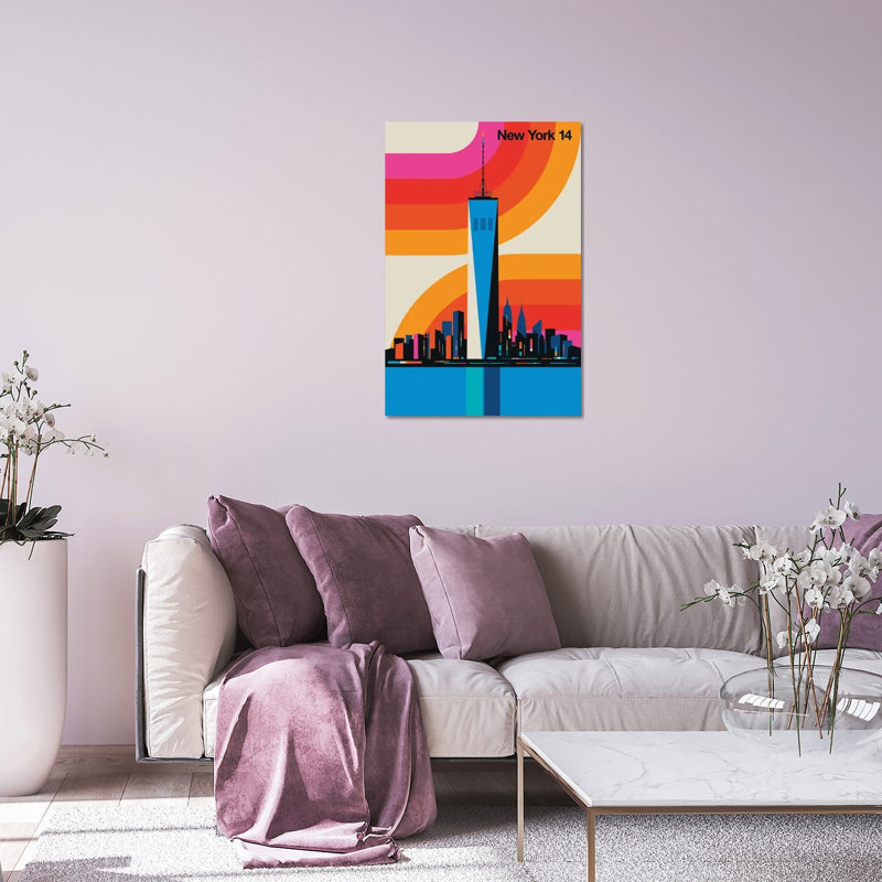 «New York 14» par Bo Lundberg - impression non encadrée, H 32 po x l 24 po x P 0,25 po