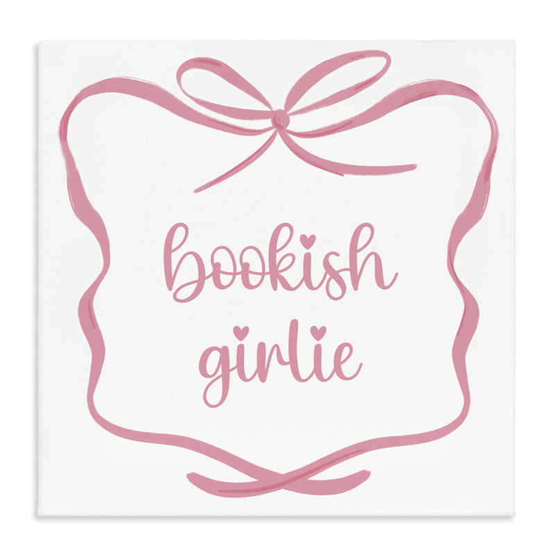«Bookish Girlie with Bow», conception de Lucille Price, H 36 po x l 36 po