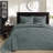 Queen 3 Piece Reversible Bedspread - For Grace, Oversized Deep Mattress, Pre-Washed Cotton Fill, Includes & Two Shams, Machine Washable Design Elegance,