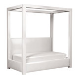 Thom Filicia Home Twin Solid Wood Genuine Leather Daybed