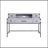 Gray Finish Writing Desk