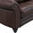 Stephie 90" Genuine Leather Rolled Arm Sofa-20120022