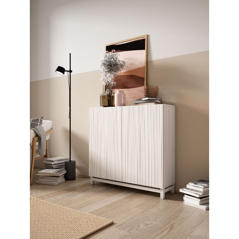 Copenhague 15 Pair Shoe Storage Cabinet, White
