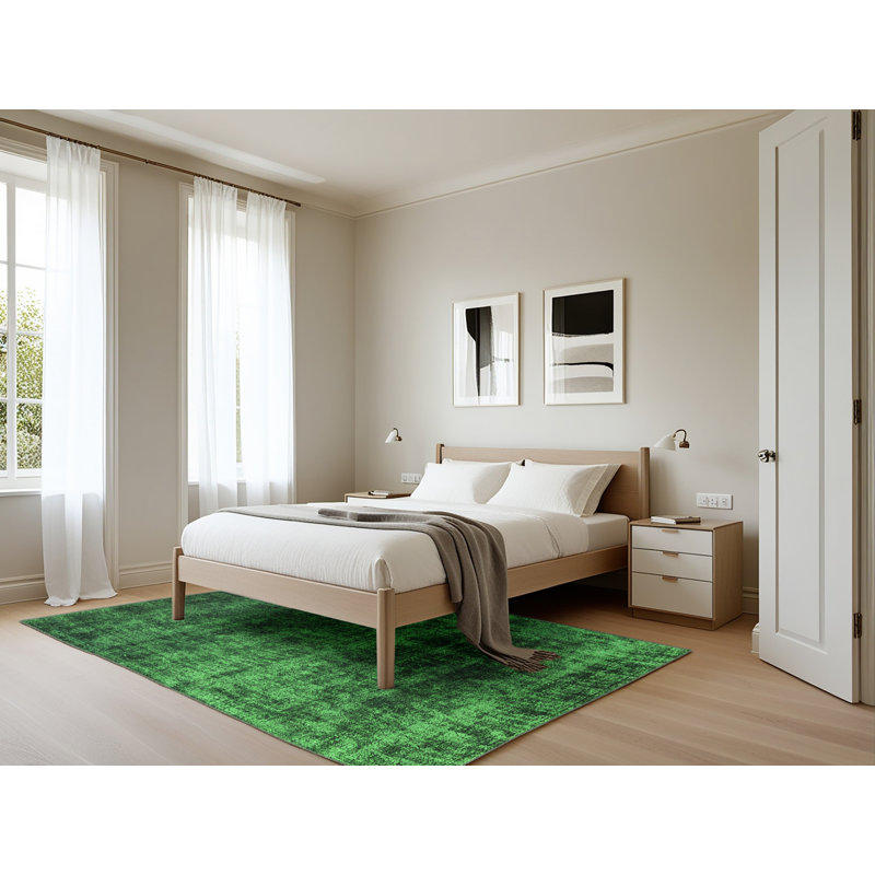 Eliza-Mae Washable Abstract Indoor Rug, Rectangle 5' x 7'