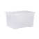 Wham Crystal 60L Plastic Storage Box Pack of 5 Clear