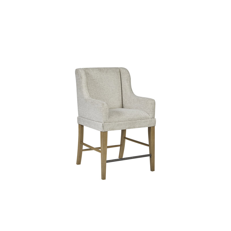 Tabourets de bar rustiques avec revêtement en polyester et placages de hickory