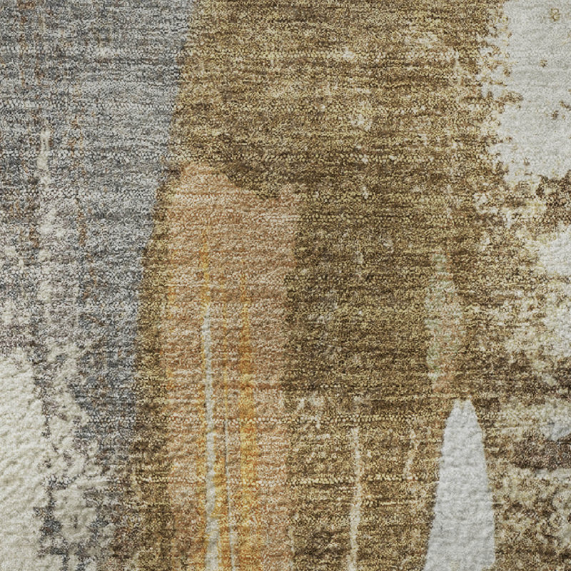 Premium Machine Washable Mouton Abstract Rug, Rectangle 10' x 14'