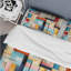 Ensemble de housse de couette en microfibre multicolore Ameliyah-31732363