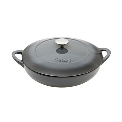 Denby Halo Cast Iron 3.8L Shallow Casserole