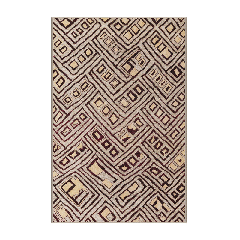 Tapis abstrait moderne 4751, Rectangle 4 pi x 6 pi