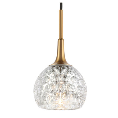 Luminaire sphère suspendu 1 lumières simple Jerrie
