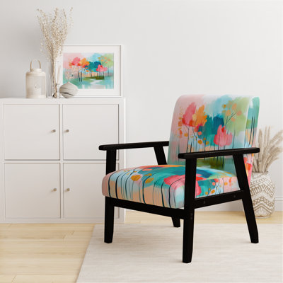 Chaise d'appoint Forest - fauteuil coloré abstrait Forest I